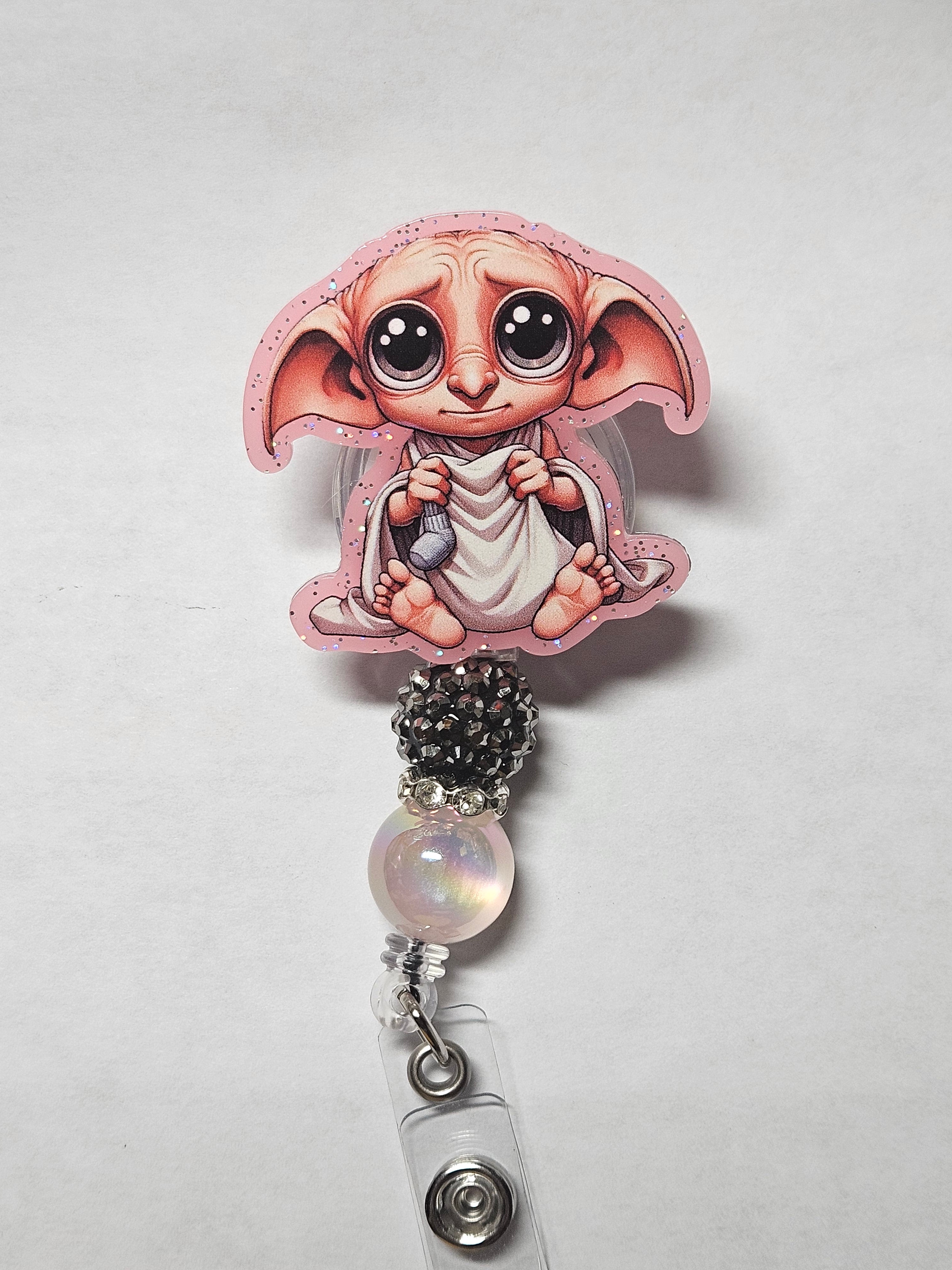 Badge reel dobby