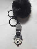 Keychain ghost face pumpkin