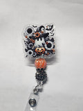 Badge reel witch ghost