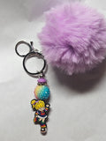 Keychain rainbow girl