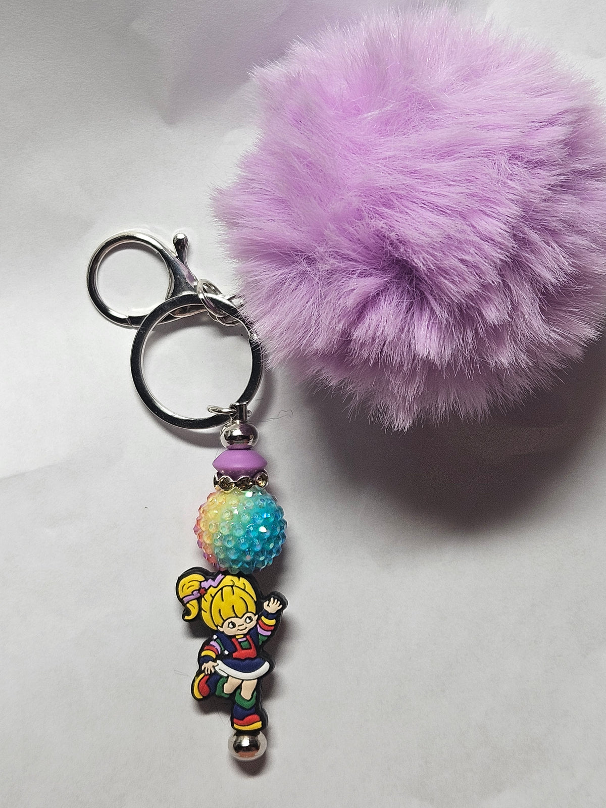 Keychain rainbow girl